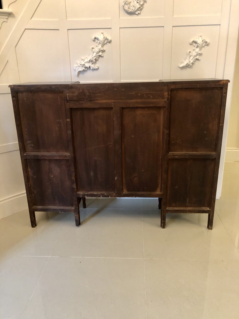 Antique Victorian Inlaid Rosewood Side Cabinet - Image 6